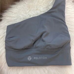 Lululemon x Peloton Gray One-Shoulder Top xs